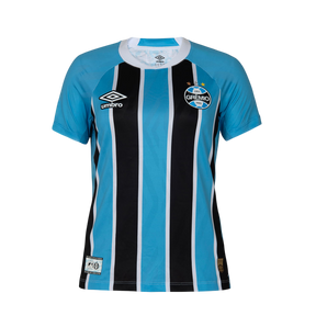 Camisa Grêmio Home 25/26 Umbro Torcedor Feminina - Tricolor
