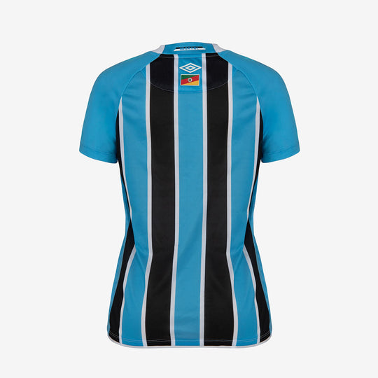 Camisa Grêmio Home 25/26 Umbro Torcedor Feminina - Tricolor