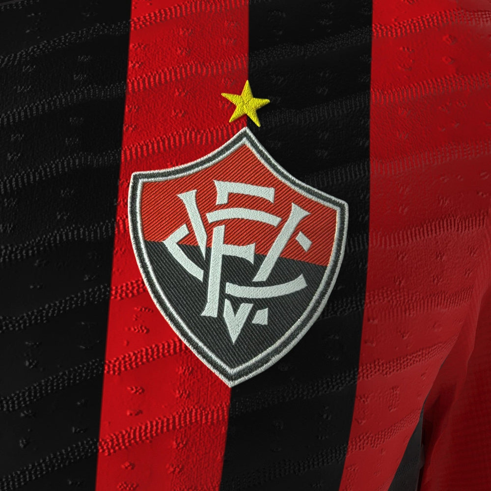 Camisa Vitoria 25/26 Home Volt Torcedor - Vermelha e Preta