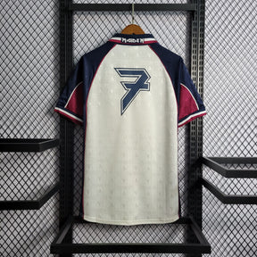 Camisa West Ham Away (2) Iron Maiden 1999 Vandanel Retrô Masculina