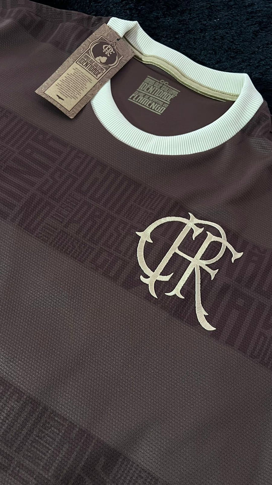 Camisa Flamengo Novembro Negro 24/25 – “Identidade” – Feminina Torcedor + Chaveiro de Brinde