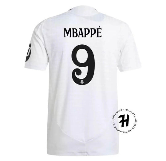 Camisa Real Madrid 24/25 Mbappé #9 – Masculina Torcedor