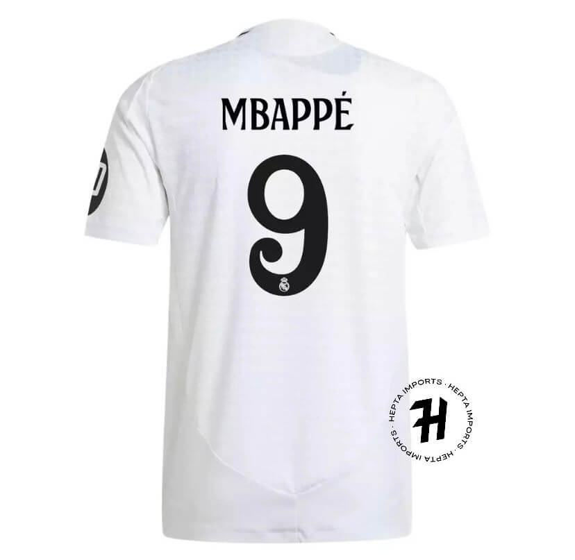Camisa Real Madrid 24/25 Mbappé #9 – Masculina Torcedor