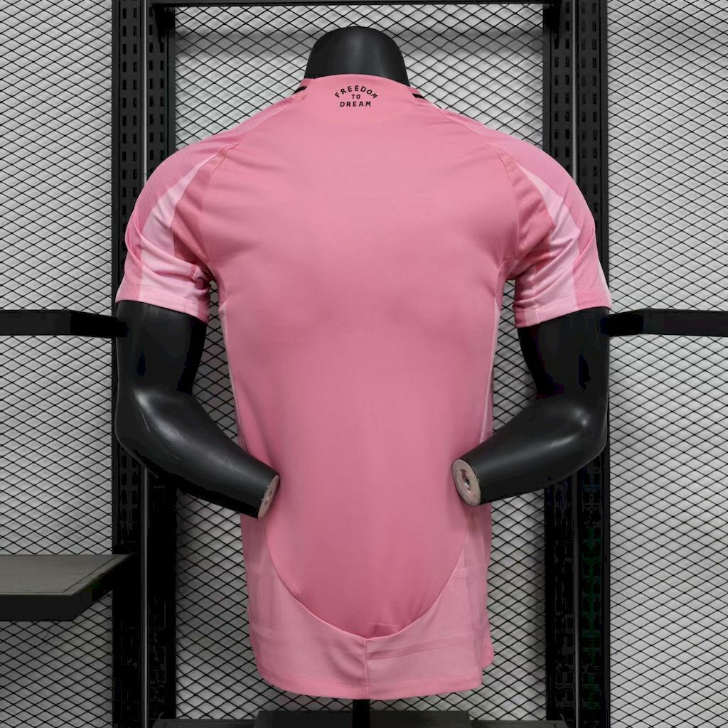 Camisa Inter Miami Home 25/26 Jogador Adidas Masculino - Rosa