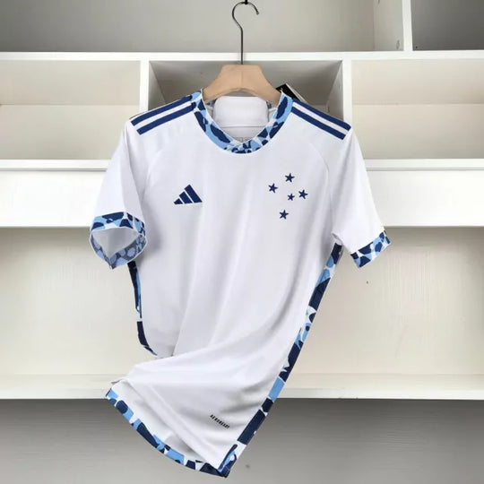 Camisa Cruzeiro II 24/25 – Gabi Nº 9 – Torcedor Adidas Masculina – Branco e Azul