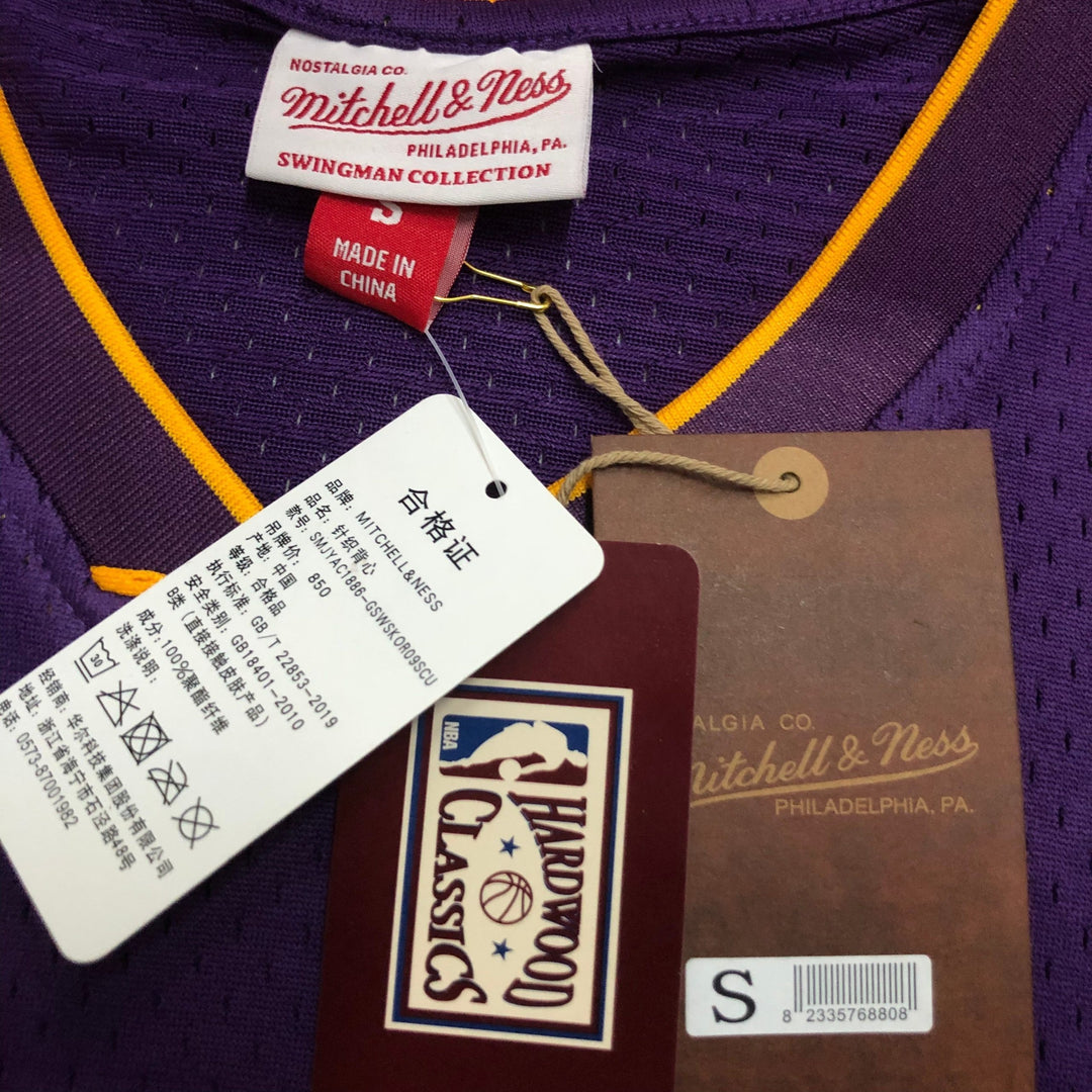 Regata Mitchell & Ness Lakers Shaquille O’Neal 1999-2000 Roxa