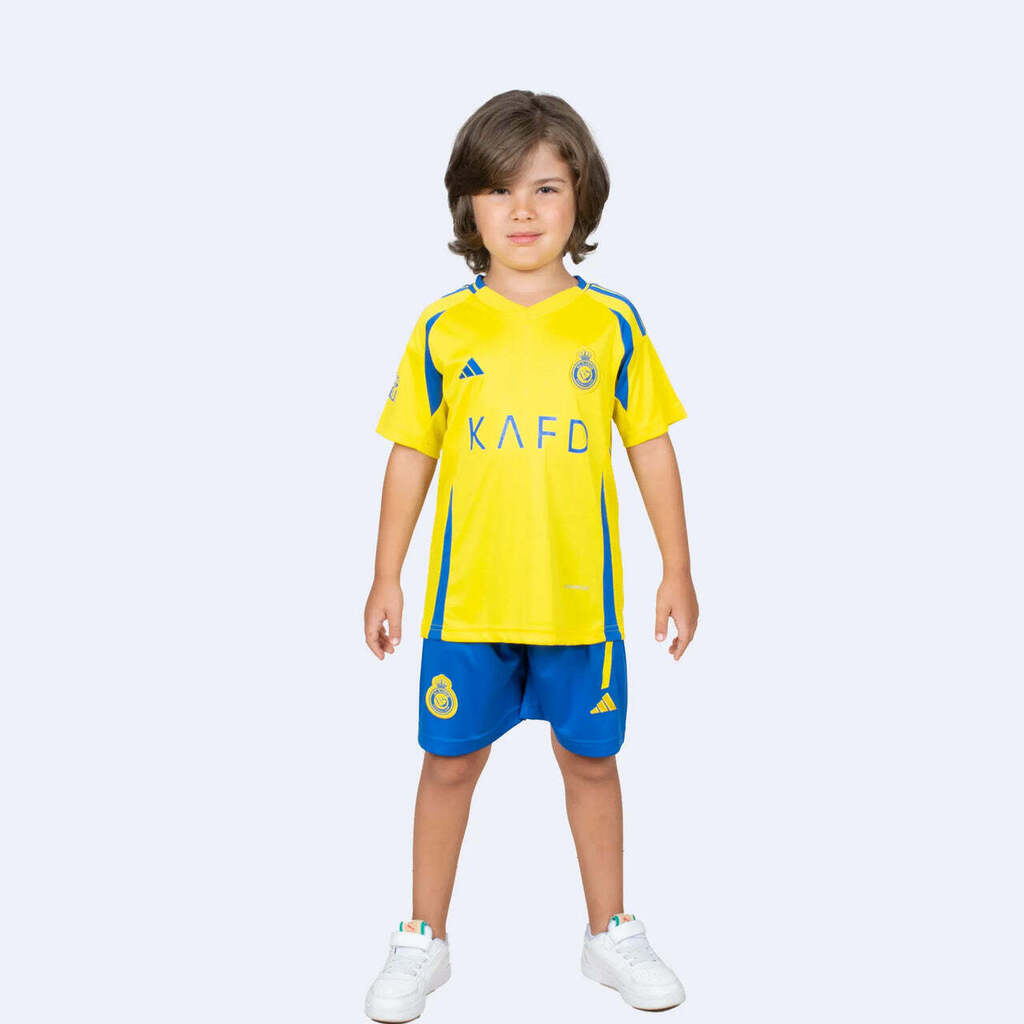 Kit Infantil Al Nassr Home 24/25 – Amarelo