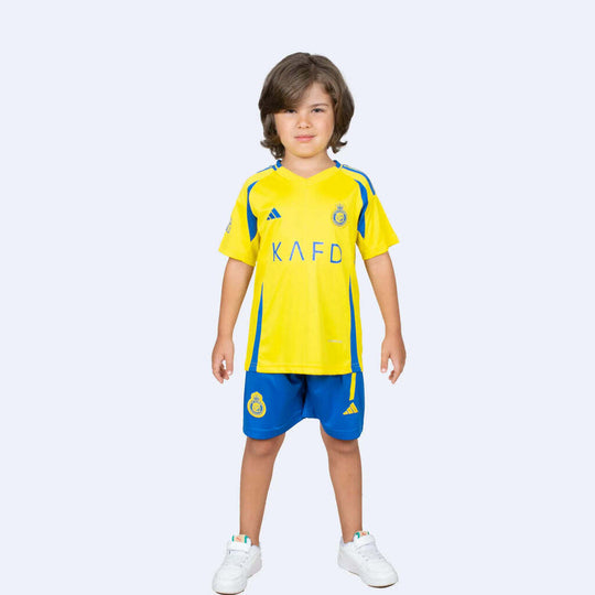Kit Infantil Al Nassr Home 24/25 – Amarelo