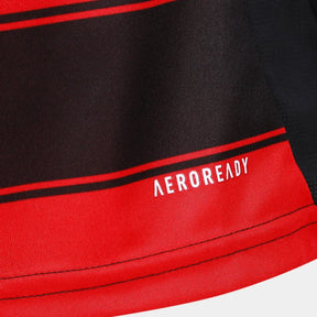 Camisa Flamengo 25/26 Home Adidas Feminina Torcedor - Vermelha e Preta