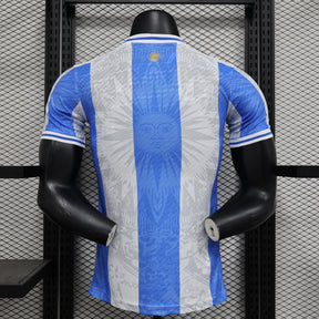 Camisa Seleção Argentina Edição Especial 2024/25 Jogador Adidas Masculino com Patch- Azul, Branca e Dourada