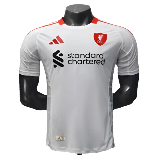 Camisa Liverpool Away 25/26 s/n Adidas Jogador Masculino - Vermelho (Cópia)