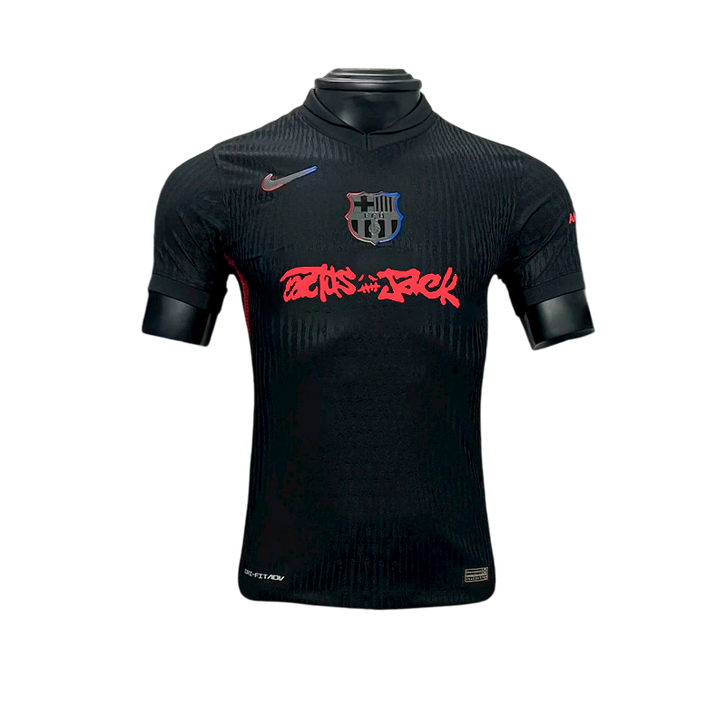 Camisa Barcelona Away 24/25 s/n° Jogador Masculino com Patch - Preta