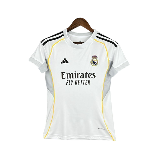 Camisa Real Madrid Home 25/26 s/n° Torcedor Feminina - Branco