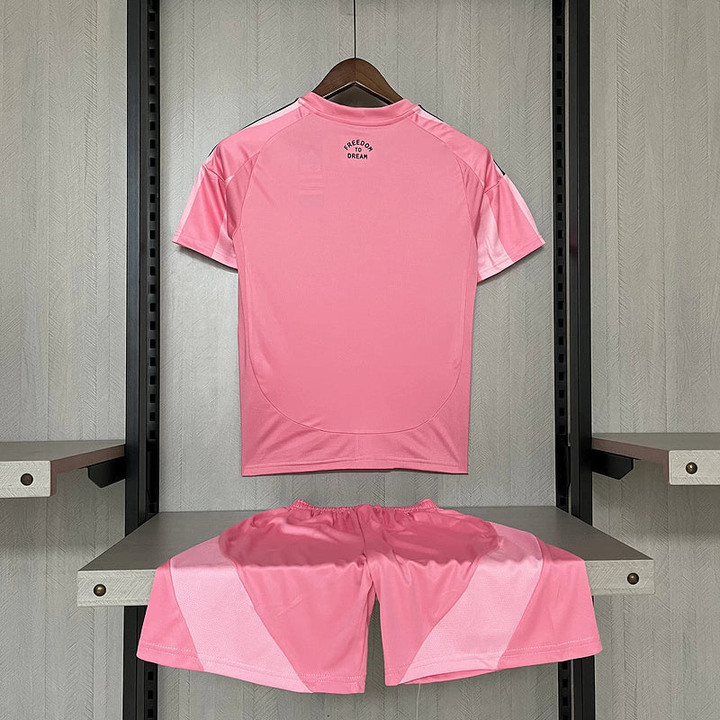 Kit Infantil Inter Miami Home 25/26 - Adidas - Rosa