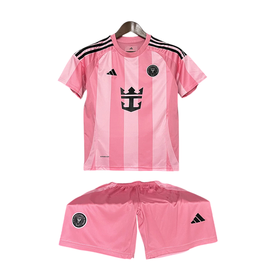 Kit Infantil Inter Miami Home 25/26 - Adidas - Rosa