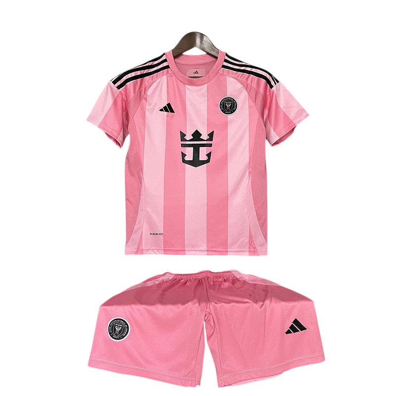 Kit Infantil Inter Miami Home 25/26 - Adidas - Rosa