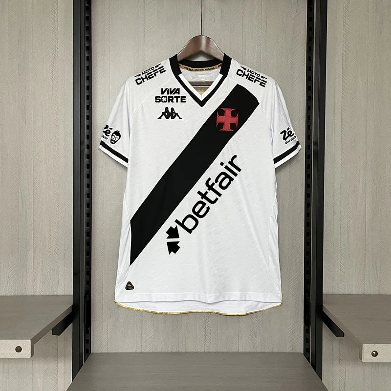 Camisa Vasco da Gama Away+Patrocínios 25/26 – Versão Torcedor
