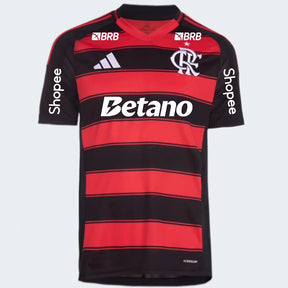 Camisa Flamengo I 25/26 - Masculina Torcedor - Com Patrocinadores