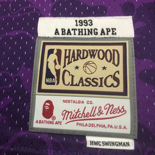 Regata Mitchell & Ness x BAPE – Los Angeles Lakers Roxo