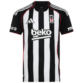 Camisa Besikitas Away 25/26 Adidas Torcedor Masculina - Branca e Preta