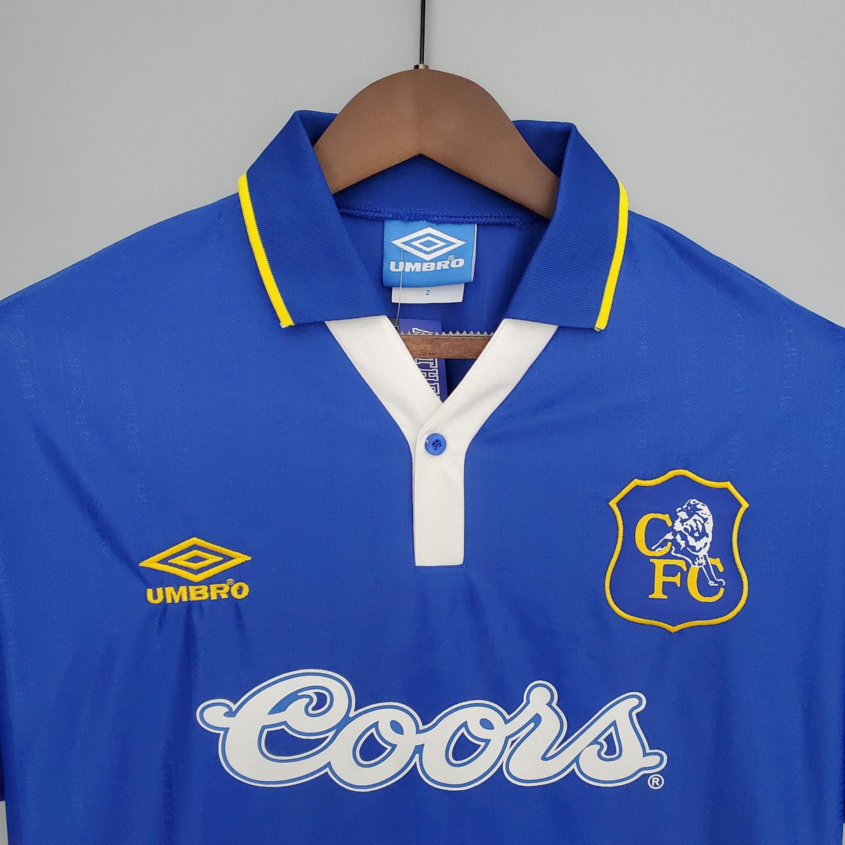 Camisa Chelsea Home (1) 1995/97 Retrô Masculina