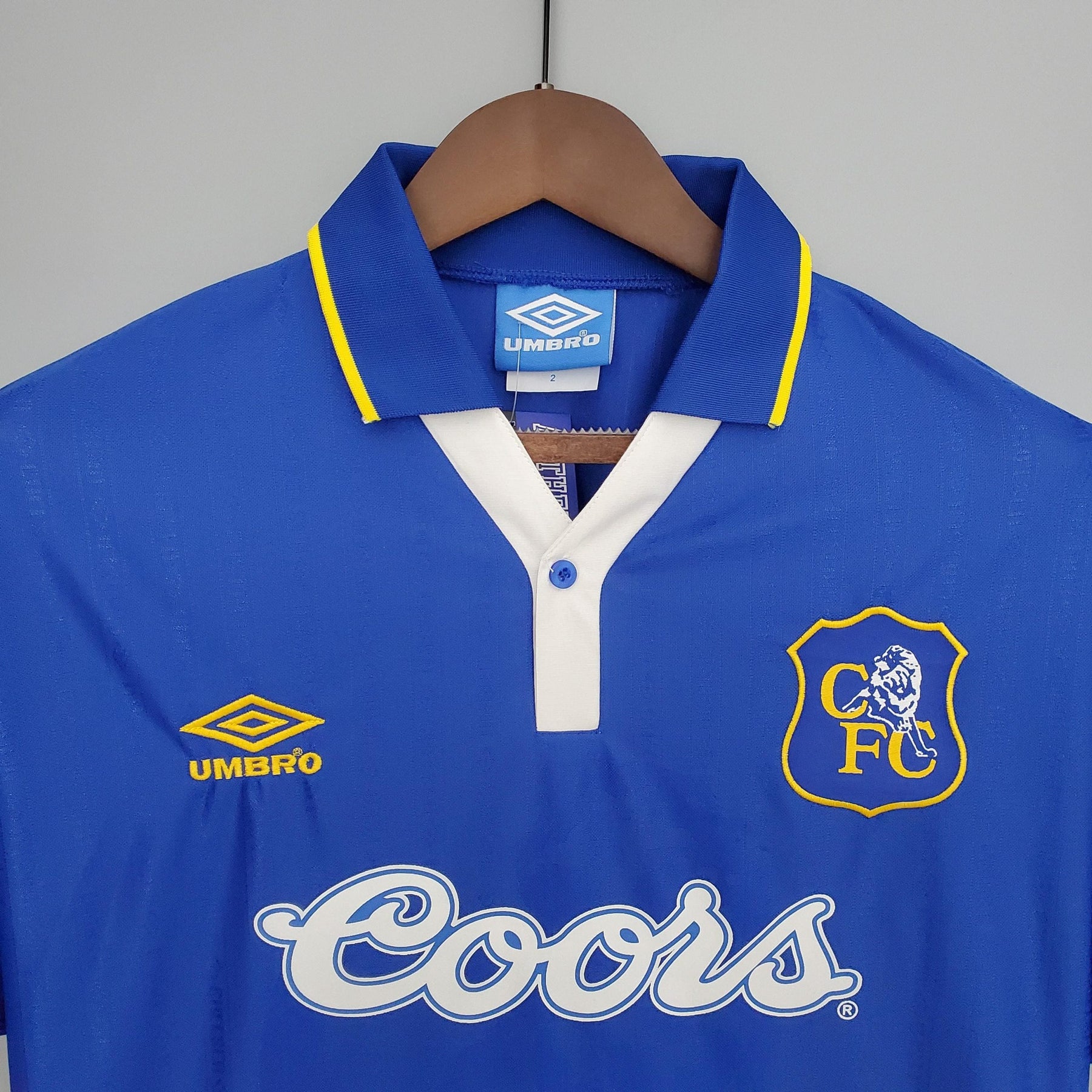 Camisa Chelsea Home (1) 1995/97 Retrô Masculina