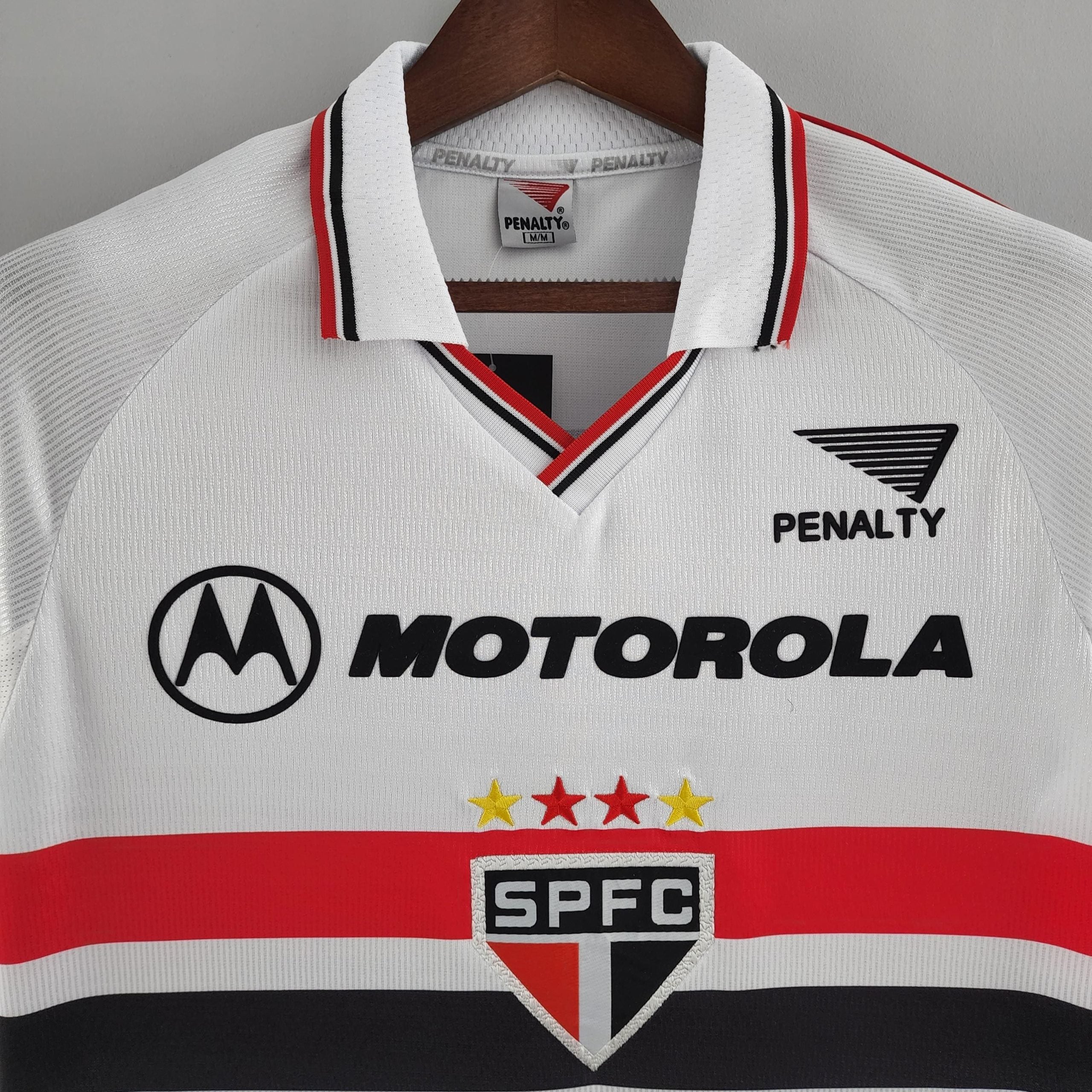 Camisa São Paulo Home (1) 1999 - Retrô Masculina