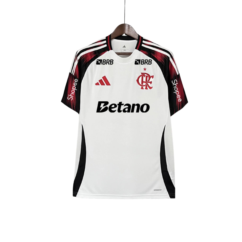 Camisa Flamengo II 25/26 - Masculina Torcedor - Com Patrocinadores