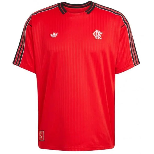 Camisa Flamengo Adidas Icon 25/26 Masculina Torcedor - Vermelho
