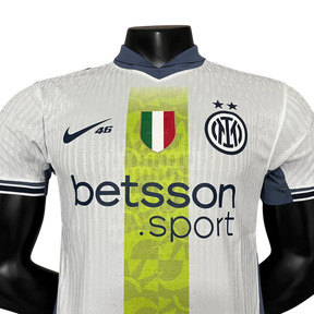 Camisa Inter de Milão Edição Especial Valentino Rossi II 25/26 - Jogador - Branca e Verde