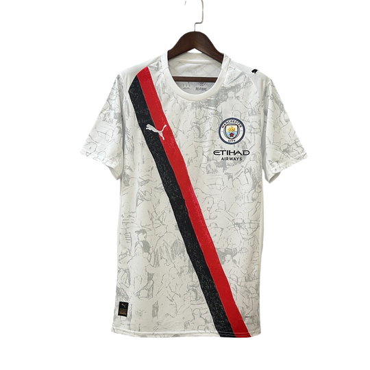 Camisa Manchester City Away 25/26 s/n° Torcedor Masculina - Branco
