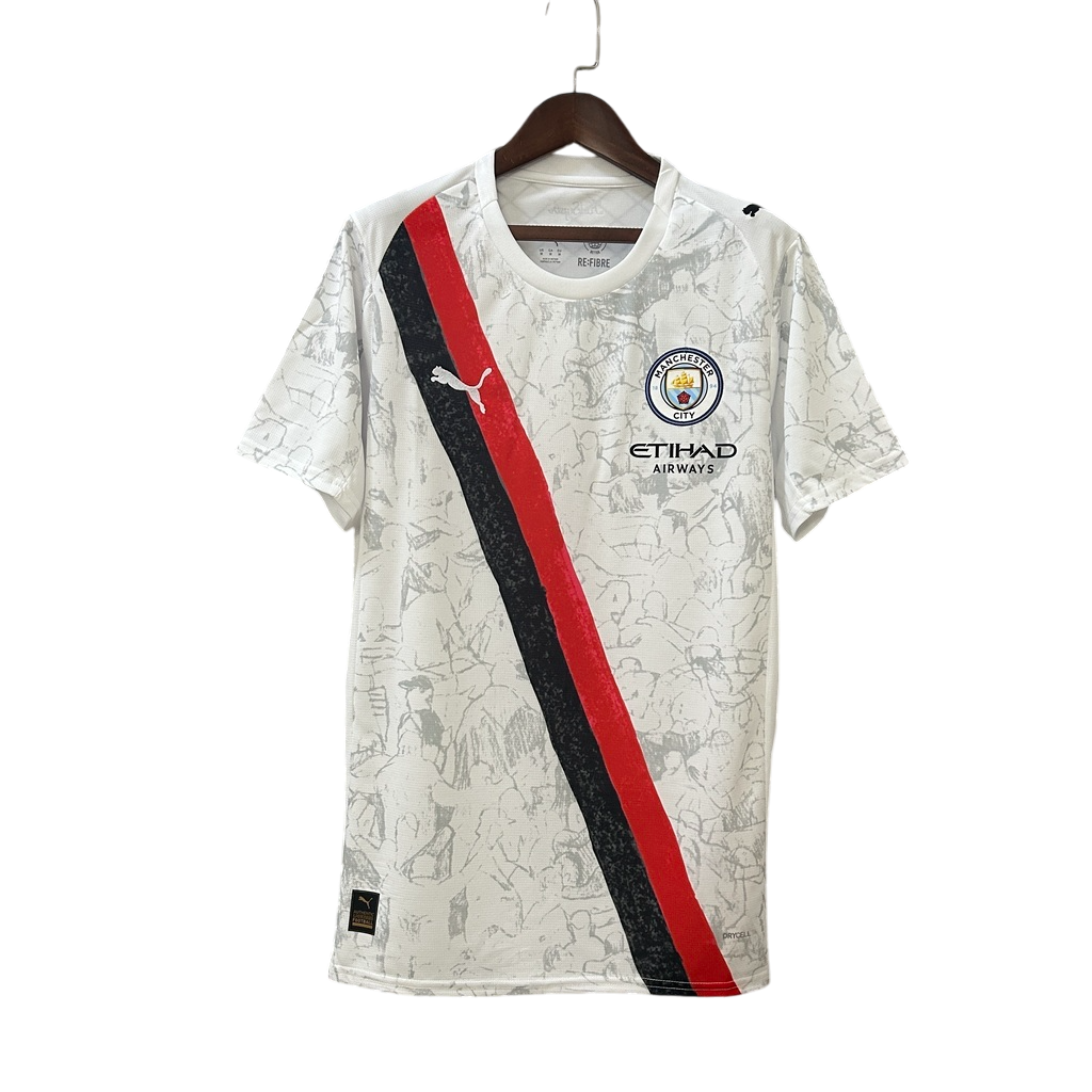 Camisa Manchester City Away 25/26 s/n° Torcedor Masculina - Branco