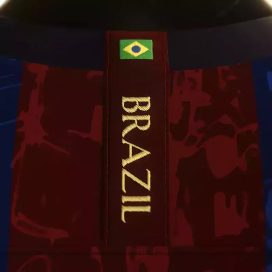 Camisa The Prince – Neymar Jr 11# – Barcelona 2025/2026 – Masculina Comma Football – Vermelho e Azul