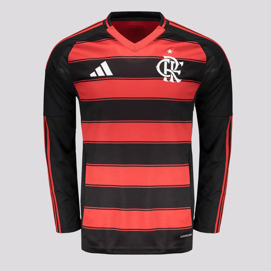 Camisa Flamengo Home – 2025/26 Manga Longa