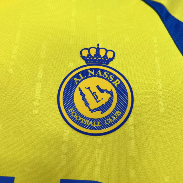 Camisa Al-Nassr Home 24/25 – Torcedor Masculina – PERSONALIZAÇÃO CR7