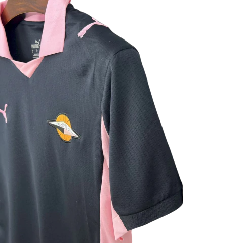 Camisa Palermo Away 25/26 s/n Torcedor Masculino - Preta e Rosa