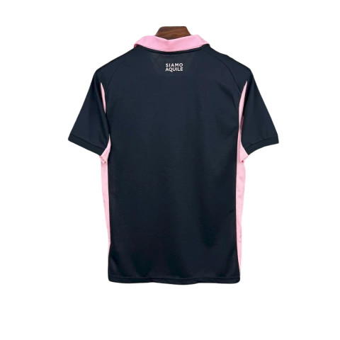 Camisa Palermo Away 25/26 s/n Torcedor Masculino - Preta e Rosa