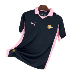 Camisa Palermo Away 25/26 s/n Torcedor Masculino - Preta e Rosa