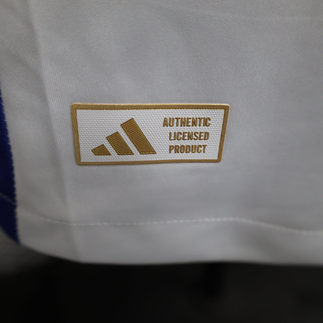Camisa Boca Juniors Away 2024/25 Jogador Adidas Masculino com Patch - Branca, Azul e Amarela