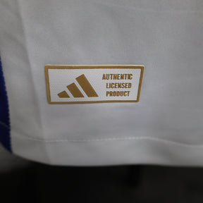 Camisa Boca Juniors Away 2024/25 Jogador Adidas Masculino com Patch - Branca, Azul e Amarela