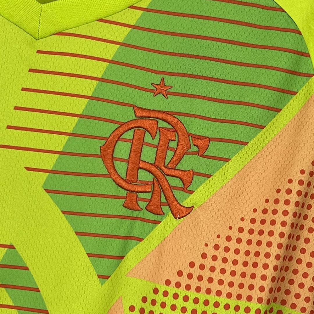 Flamengo 2025∕26 Yellow goalkeeper uniform