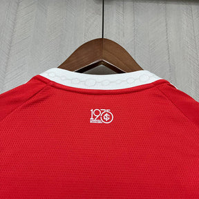 Camisa Internacional Home 25/26 Adidas Torcedor Feminina - Vermelha e Branca