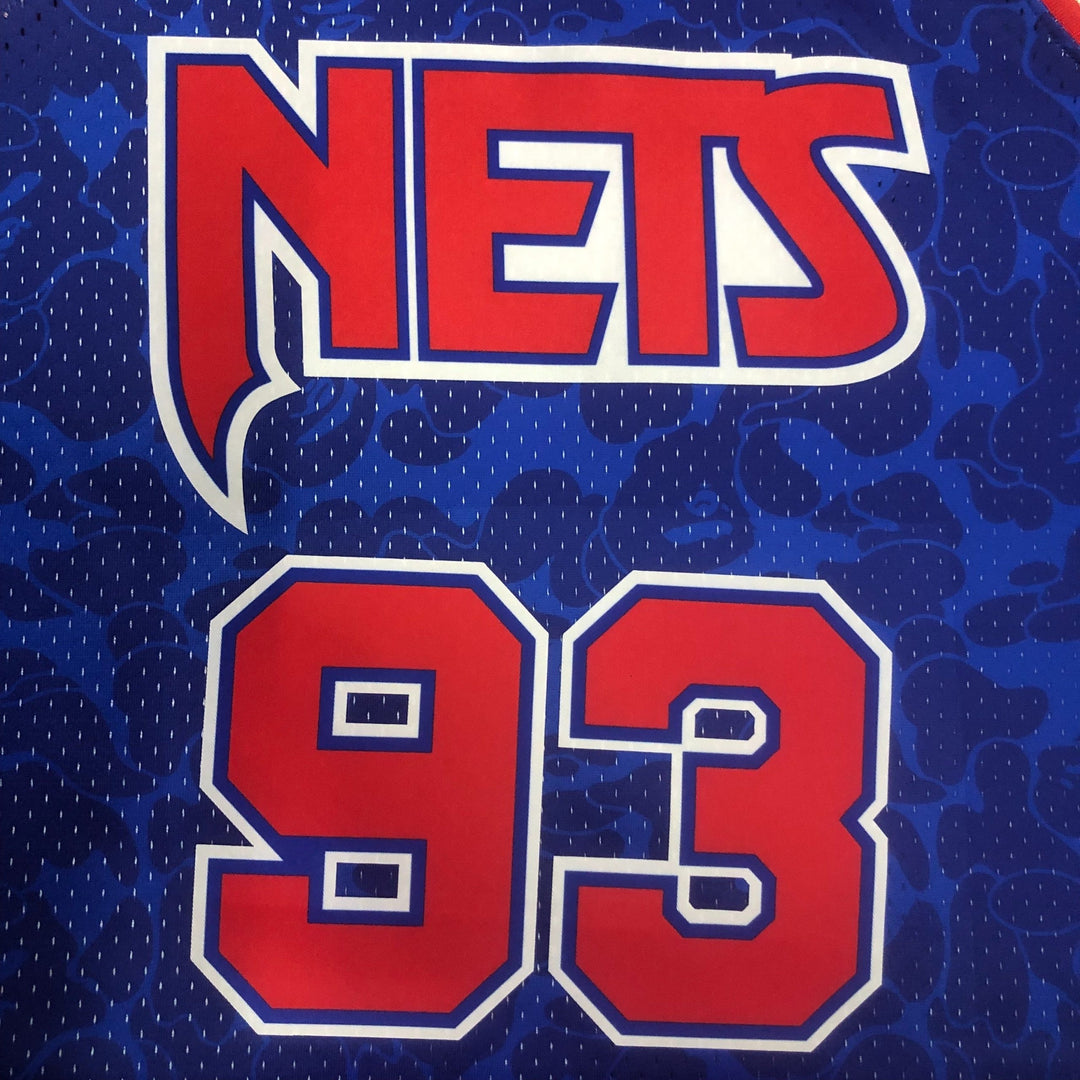 Regata Mitchell & Ness x BAPE – Brooklyn Nets Azul