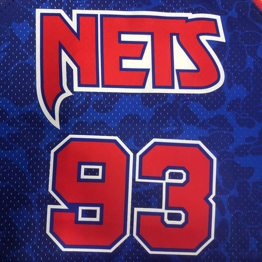 Regata Mitchell & Ness x BAPE – Brooklyn Nets Azul