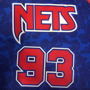 Regata Mitchell & Ness x BAPE – Brooklyn Nets Azul