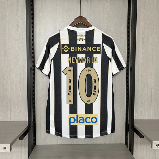 Camisa Santos Reserva 24/25 – NEYMAR JR 10 – Masculino Torcedor – Com Patrocínio