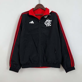 Corta Vento Flamengo 24/25 – Dupla Face - Preto/Vermelho