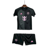 Kit Infantil Inter Miami Away 25/26 - Adidas - Preto
