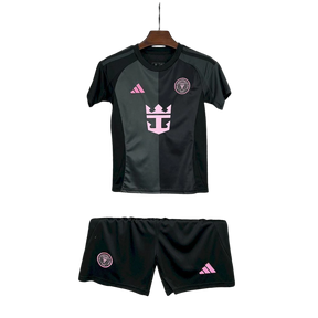 Kit Infantil Inter Miami Away 25/26 - Adidas - Preto