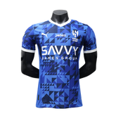 Camisa Al-Hilal Home 2024/25 Jogador Puma Masculino com Patch - Azul e Branca